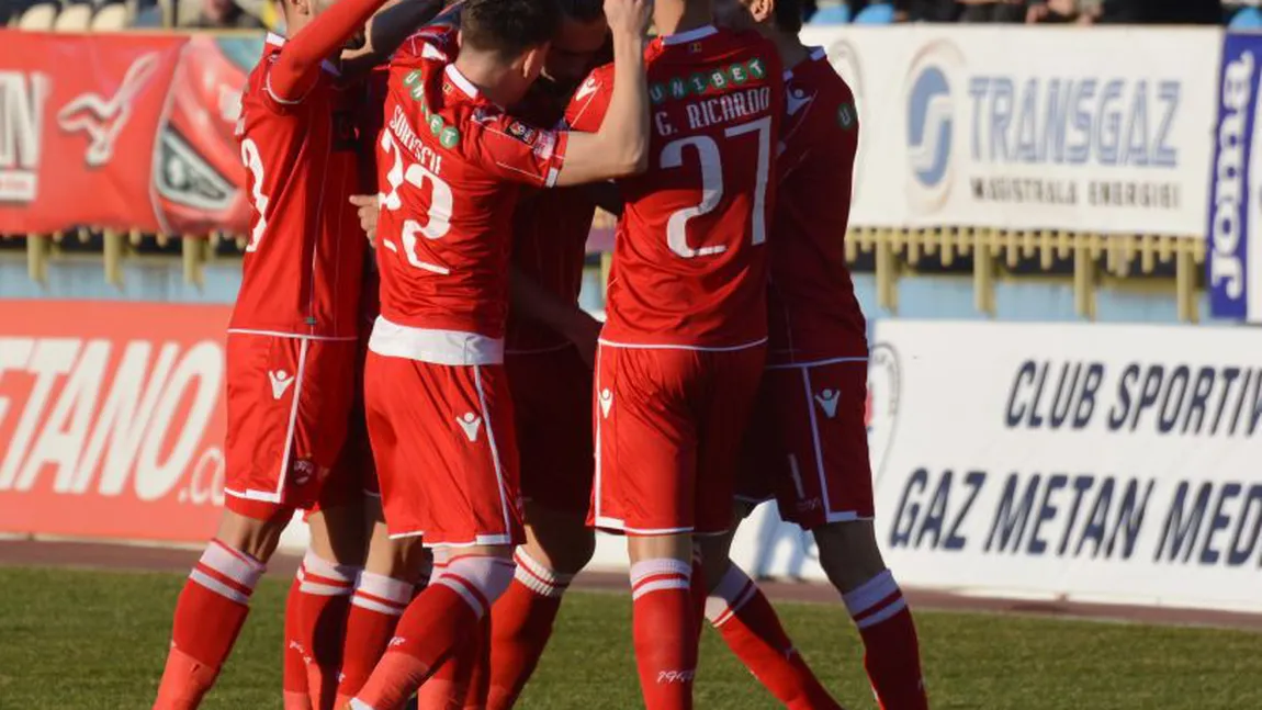 Dinamo a învins Hermannstadt, scor 2-0, în play-out-ul Ligii I CLASAMENT