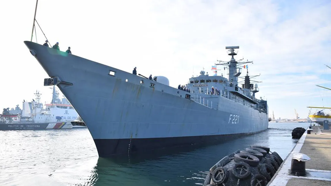 Fregata Regele Ferdinand participă la o misiune de supraveghere NATO în Marea Neagră