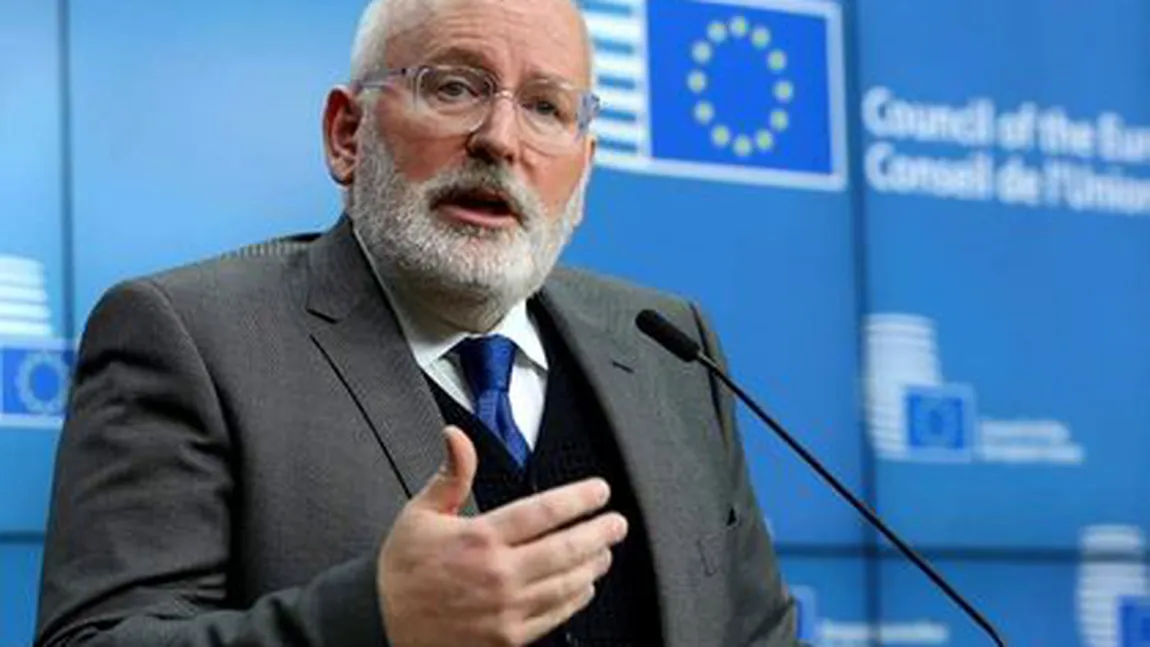 Timmermans: România are responsabilitatea să depăşească faza MCV