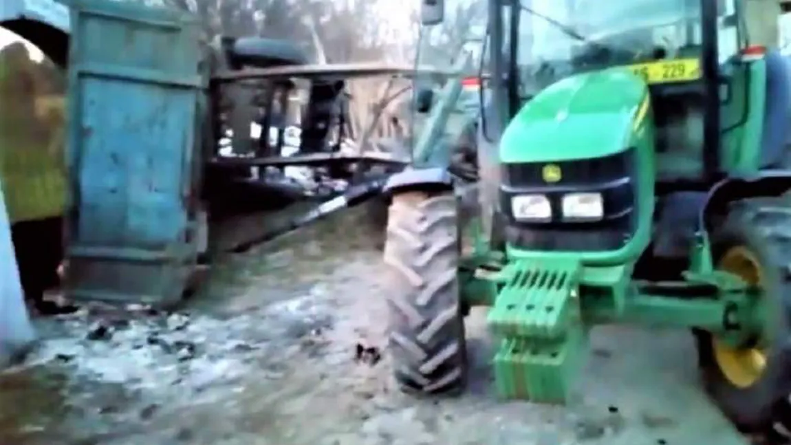 Cazul unui băieţel lovit de remorca unui tractor, în atenţia Protecţiei Copilului