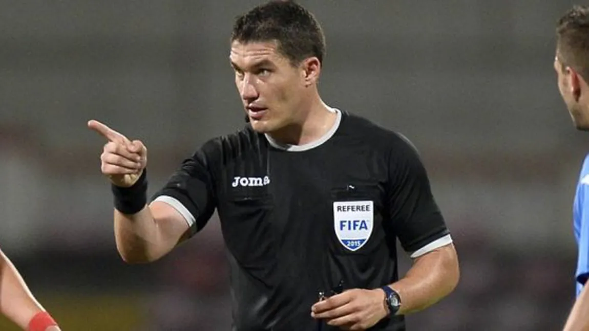 Arbitru român în preliminariile EURO 2020. Istvan Kovacs va arbitra campioana mondială, la Paris