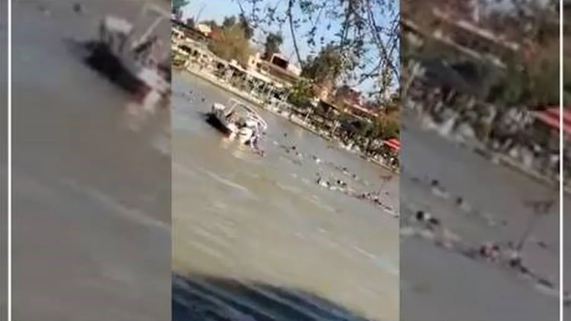 Tragedie în Irak, sunt zeci de morţi după scufundarea unei ambarcaţiuni turistice VIDEO