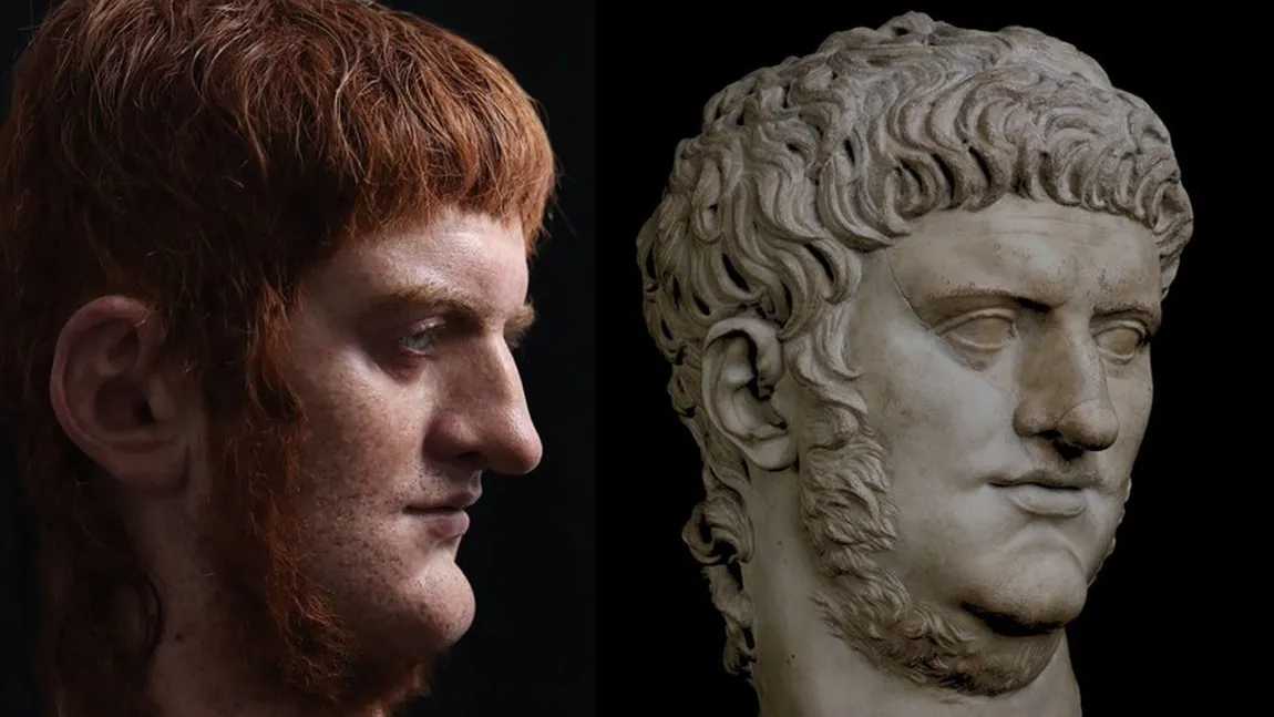 Tiranul Romei, printre noi. Sculptură hiperrealistă a împăratului Nero VIDEO
