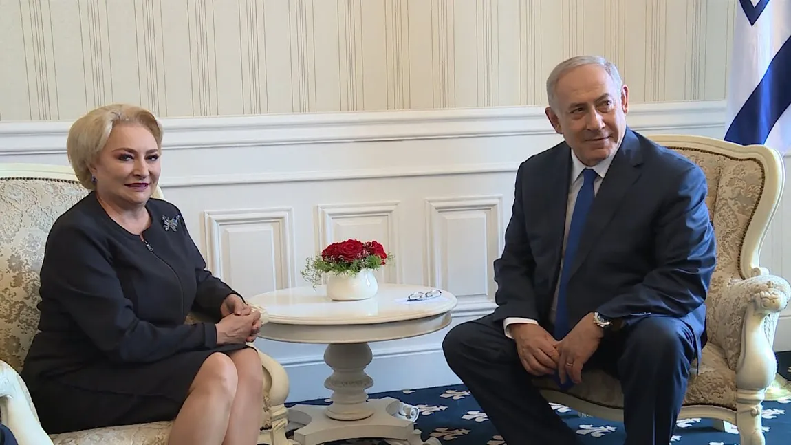 Netanyahu: O felicit pe prietena mea, Viorica Dăncilă, pentru anunţul privind mutarea ambasadei la Ierusalim