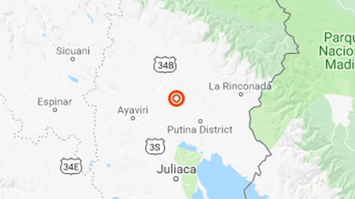 Cutremur cu magnitudinea 7.1 s-a produs în Peru