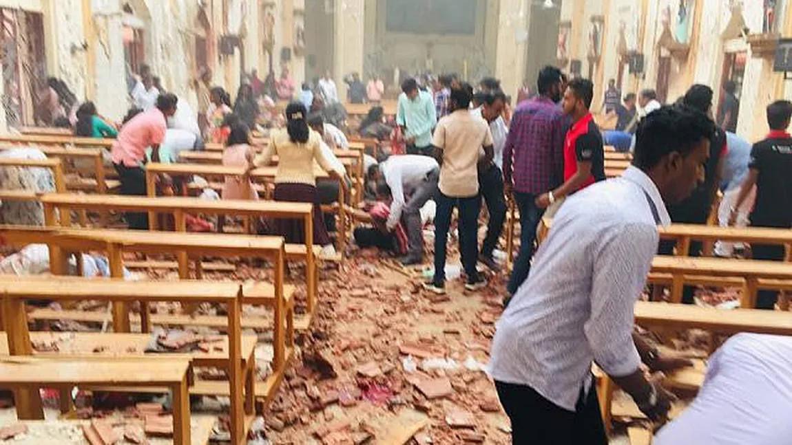Explozii în biserici şi hoteluri din Sri Lanka, de Paşte: 290 de morţi şi 450 de răniţi