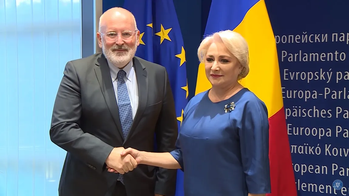 Frans Timmermans, cartonaş galben pentru Guvernul Dăncilă: 