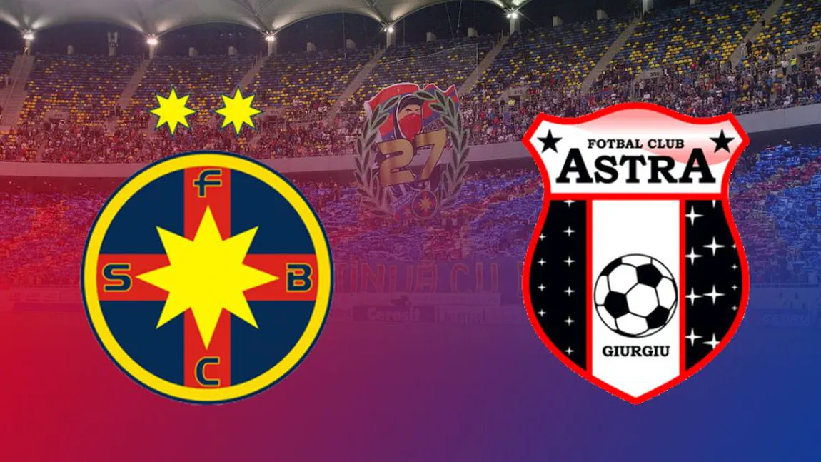 FCSB - ASTRA 1-0. Steaua rămâne în cursa pentru titlu UPDATE