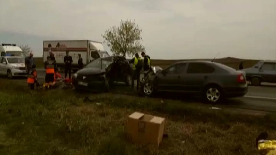 Accident grav pe DN2 (E85). Doi oameni au murit şi alţi doi sunt răniţi