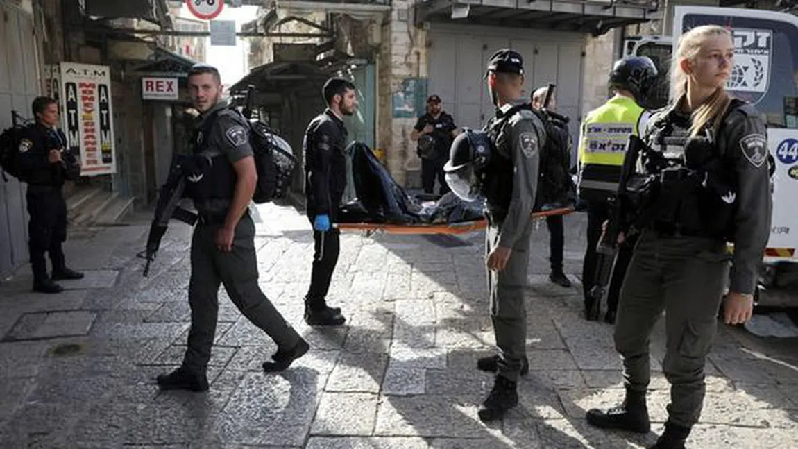 Atac cu cuţitul la Ierusalim, în Oraşul Vechi. Două persoane au fost rănite, atacatorul a fost ucis prim împuşcare