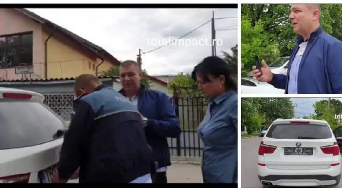 FABULOS! Şeful Serviciului Înmatriculări Teleorman a rămas fără plăcuţele de înmatriculare VIDEO