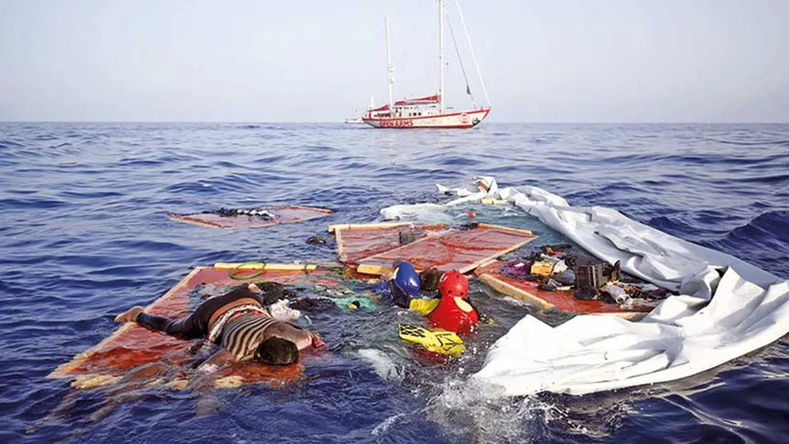 O nouă tragedie în Marea Mediterană. Zeci de migranţi au murit înecaţi