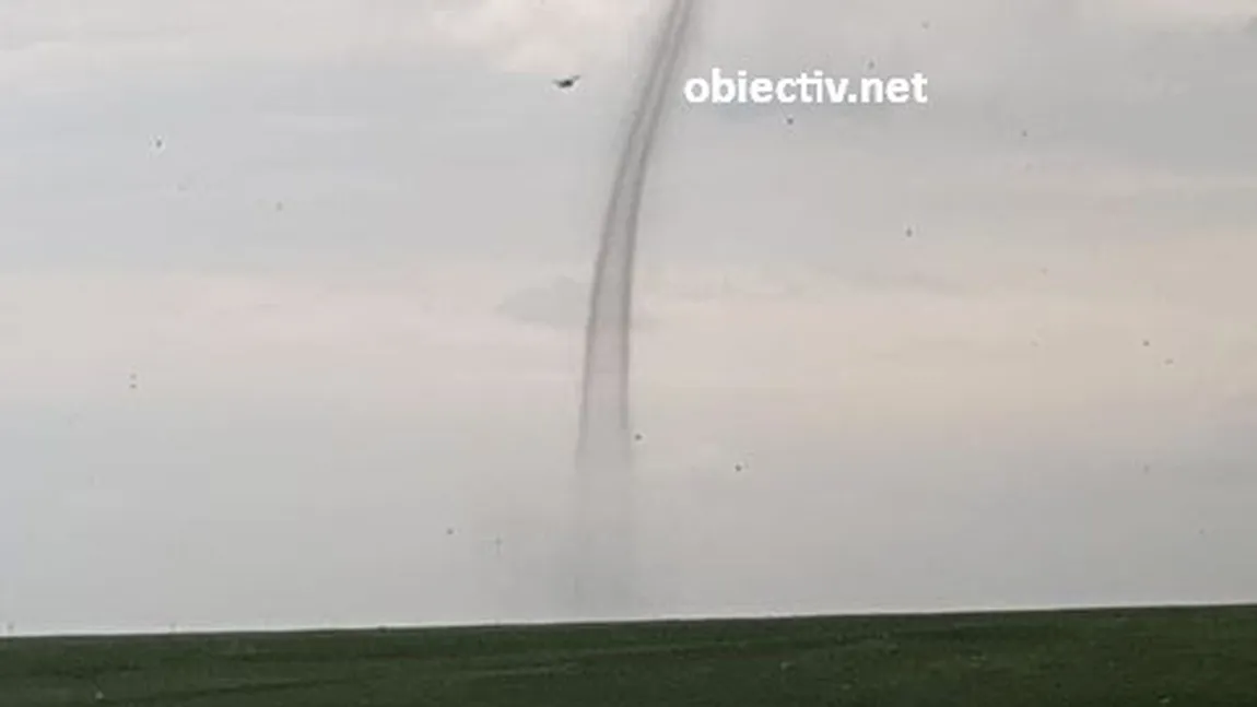 O nouă tornadă a lovit în Ialomiţa VIDEO