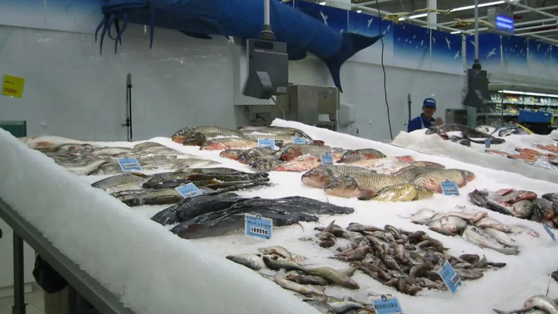 NEREGULI GRAVE găsite la peştele de import, în hypermarket-urile din ZONA BUCUREŞTI - ILFOV