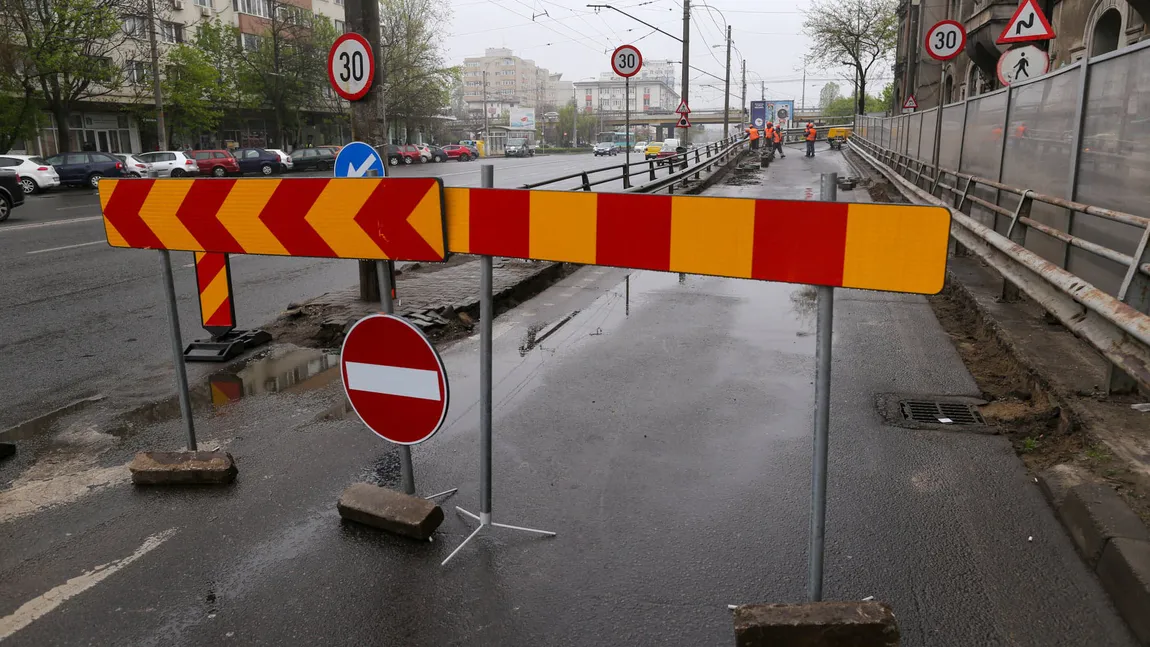 Primăria Capitalei anunţă că lucrările la Pasajul Grant continuă. Ce porţiuni se închid de miercuri