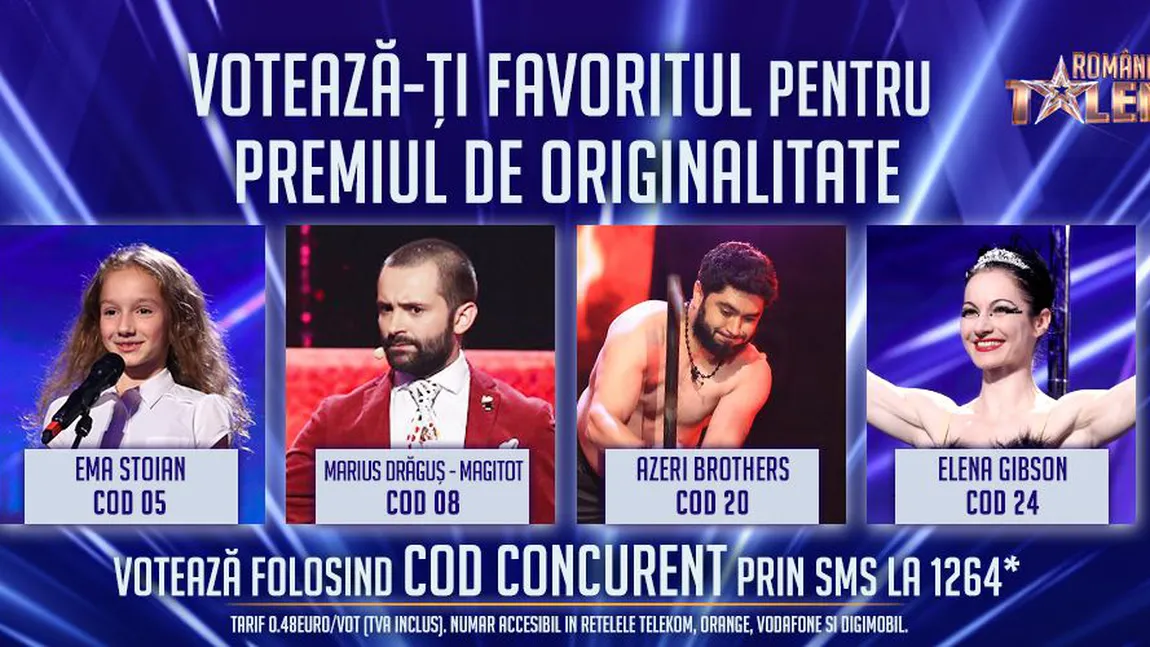 FINALA ROMÂNII AU TALENT 2019 LIVE VIDEO ONLINE. Cine este CASTIGATOR premiu de orginalitate