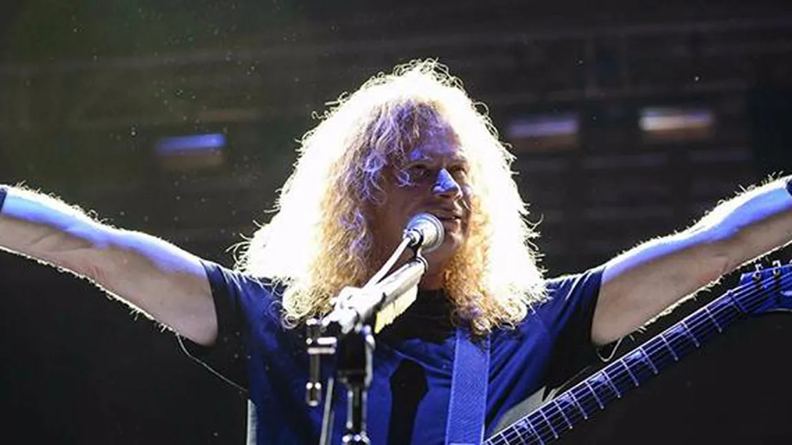Dave Mustaine, solistul Megadeth, a fost diagnosticat cu cancer la gât. Trupa şi-a anulat un concert