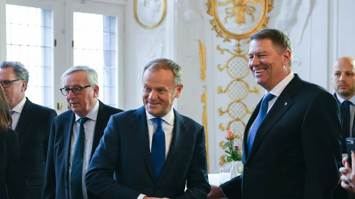 Klaus Iohannis, felicitat de Donald Tusk pentru preşedinţia României la Consiliul UE
