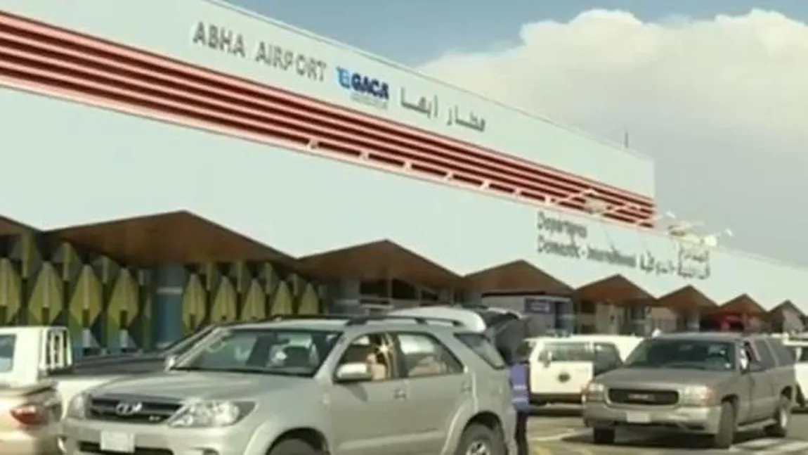 Momentul în care o rachetă loveşte sala de aşteptare a unui aeroport din Arabia Saudită. Imagini şocante VIDEO