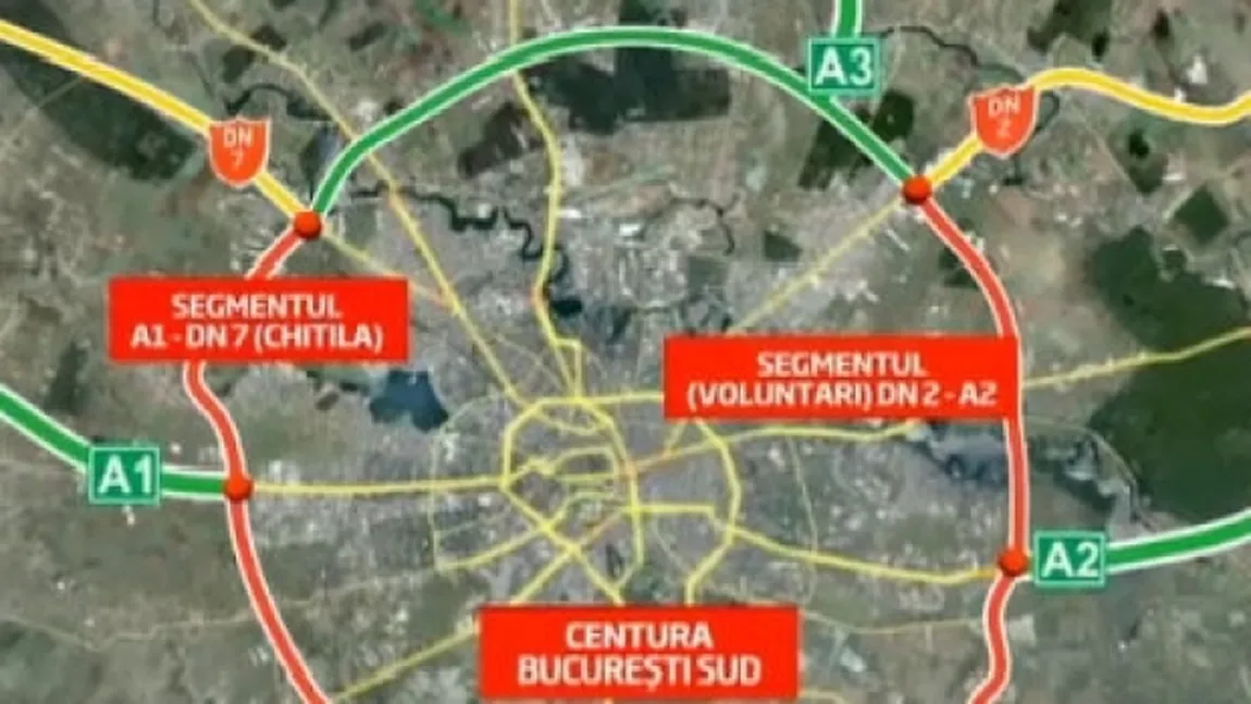 Proiectarea şi execuţia primelor trei loturi ale Autostrăzii de Centură Bucureşti Nord au fost scoase la licitaţie