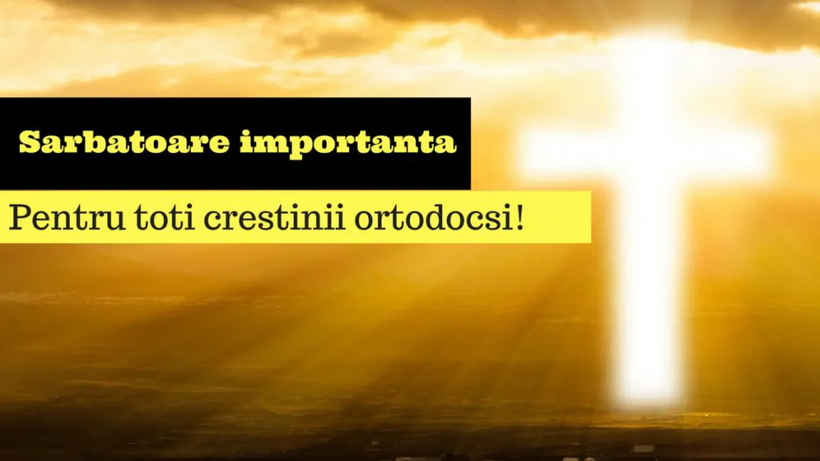 CALENDAR ORTODOX 2019. Ce mare sfântă este pomenită luni