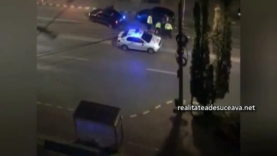 Şofer beat la volan urmărit şi încătuşat de poliţiştii din Suceava