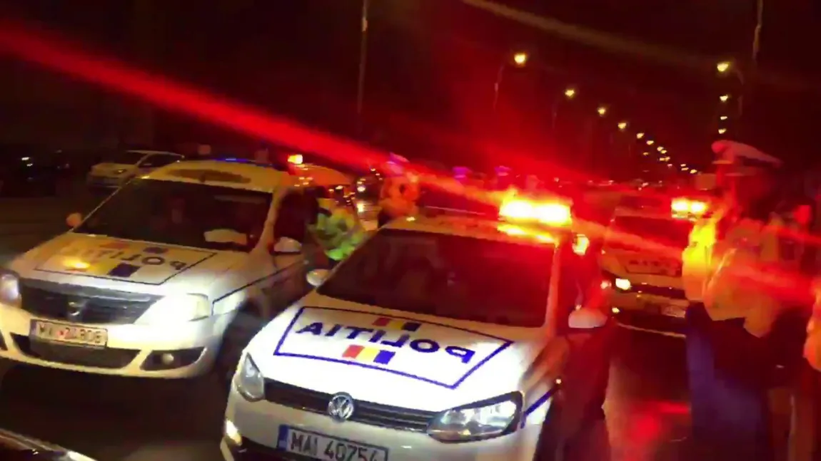 Şofer băut şi fără permis, prins în Olt după ce poliţiştii au tras trei focuri de armă