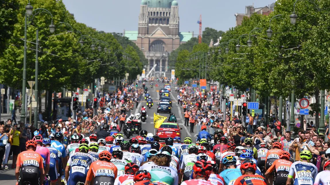 Mike Teunissen, primul tricou galben în Turul Franţei 2019. Olandezul a câştigat prima etapă după un sprint nebun VIDEO