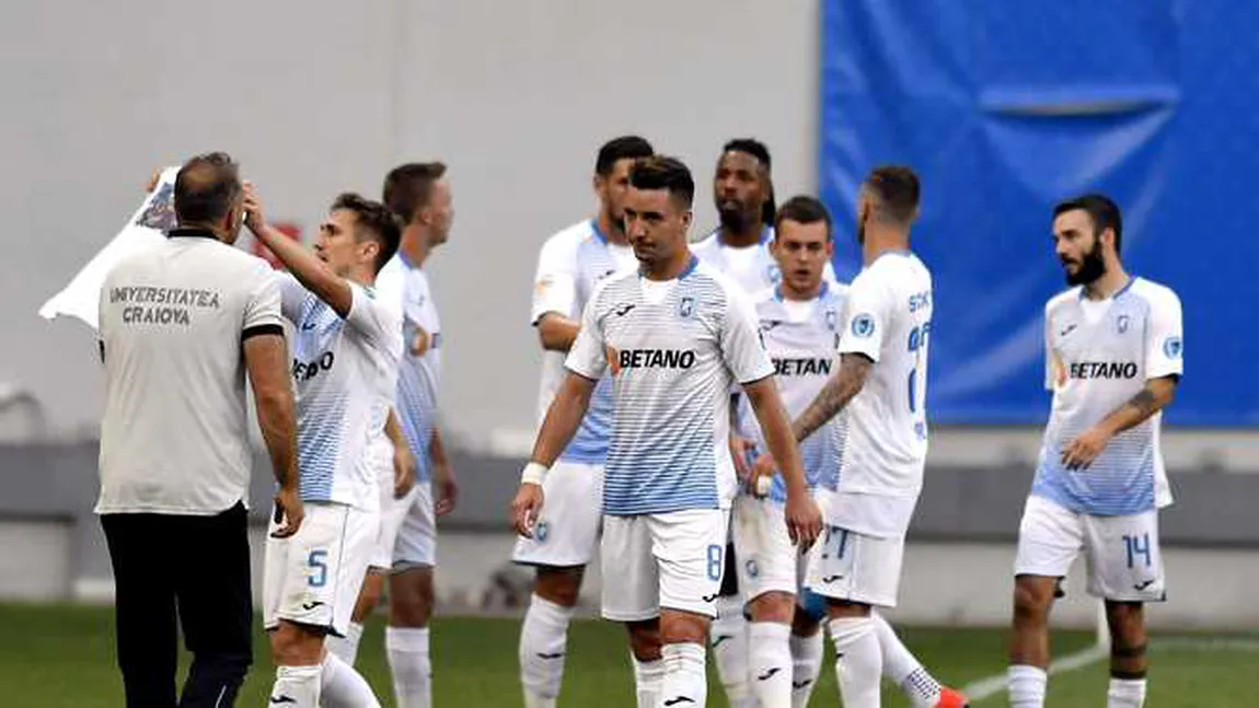 Craiova - Chindia 1-0 în etapa a 3-a din LIGA 1. Vezi CLASAMENTUL