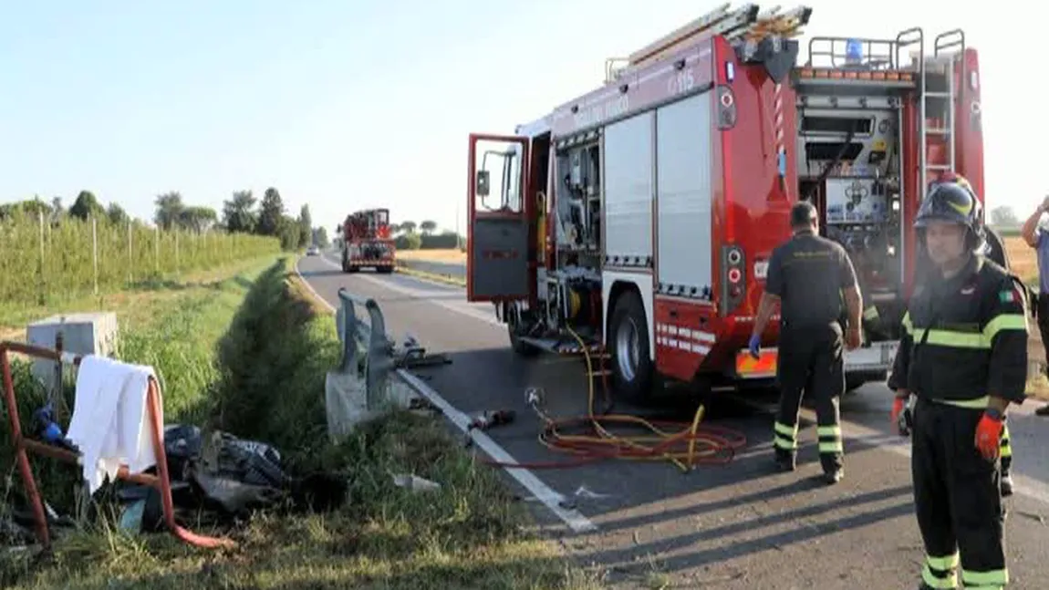 Patru români MORŢI într-un accident în Italia