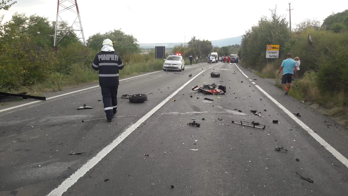 Accident GRAV pe o şosea din România. BILANŢ: un mort şi trei răniţi
