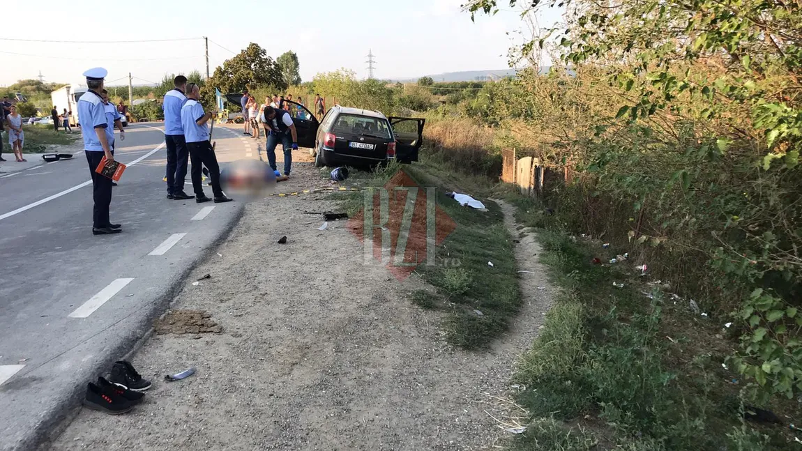 Doi tineri de 16 şi 32 de ani şi-au pierdut viaţa într-un grav accident în Galaţi VIDEO