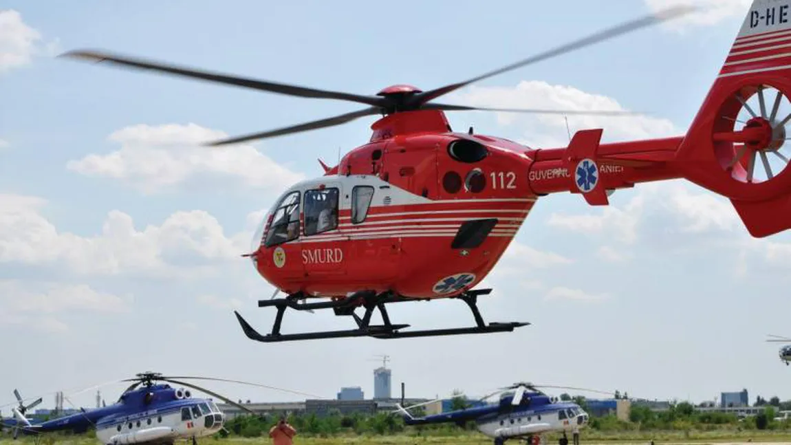 Accident rutier cu patru victime pe DN 12, în Harghita. A fost solicitată intervenţia unui elicopter SMURD