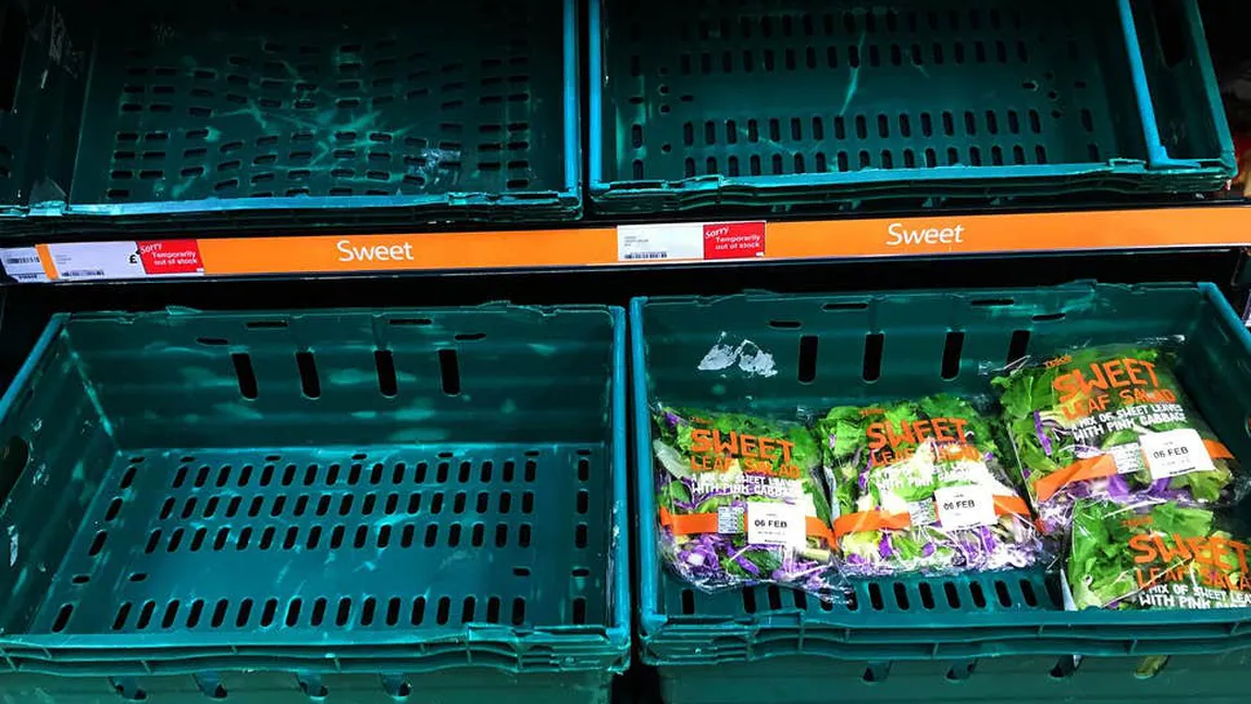 Marea Britanie riscă să provoace penurie şi grave perturbări în domeniul alimentar după Brexit