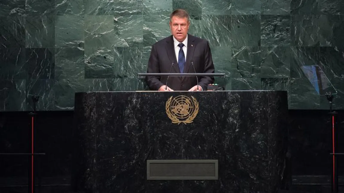 Klaus Iohannis va conduce delegaţia României la cea de-a 74-a sesiune a Adunării Generale a ONU