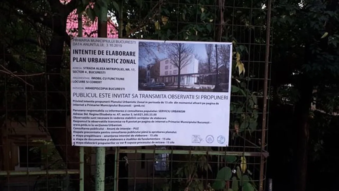 PF Daniel intră pe piaţa imobiliară. Vrea să ridice un bloc pe Dealul Patriarhiei