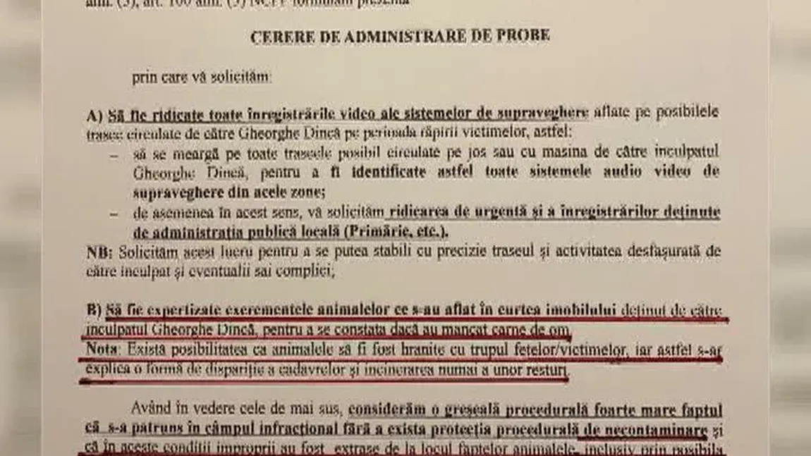 Tonel Pop a cerut să fie testate excrementele din curtea groazei. DIICOT nu a dat niciun răspuns