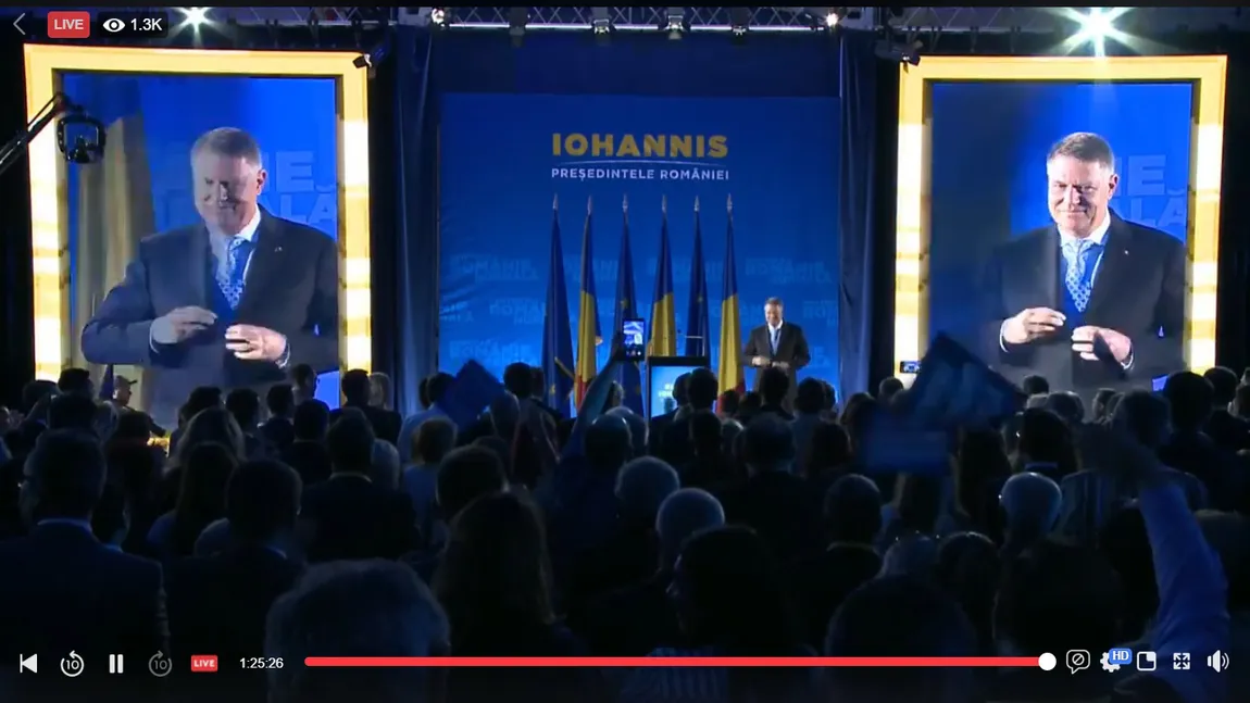 Klaus Iohannis: PSD a intat din prima zi de guvernare pe contrasens cu românii. Îmi doresc foarte mult ca moţiunea să treacă VIDEO