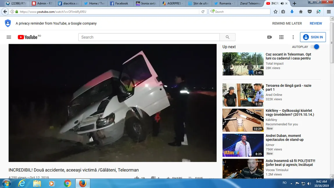 Moartea l-a ratat o dată, dar l-a ajuns după câteva zeci de minute. Un şofer din Teleorman a decedat după două accidente VIDEO