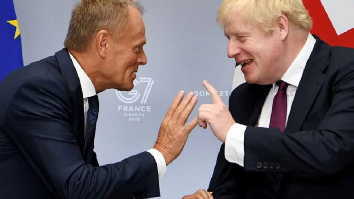 Donald Tusk îl acuză pe Boris Johnson că se joacă cu viitorul Europei