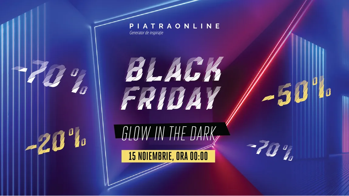 Antrenează designerul din tine, de Black Friday la PIATRAONLINE