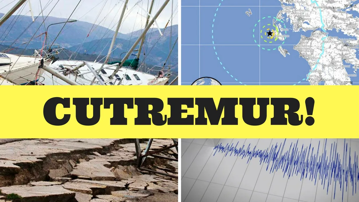 Cutremur cu magnitudine 4.3. S-a simţit puternic