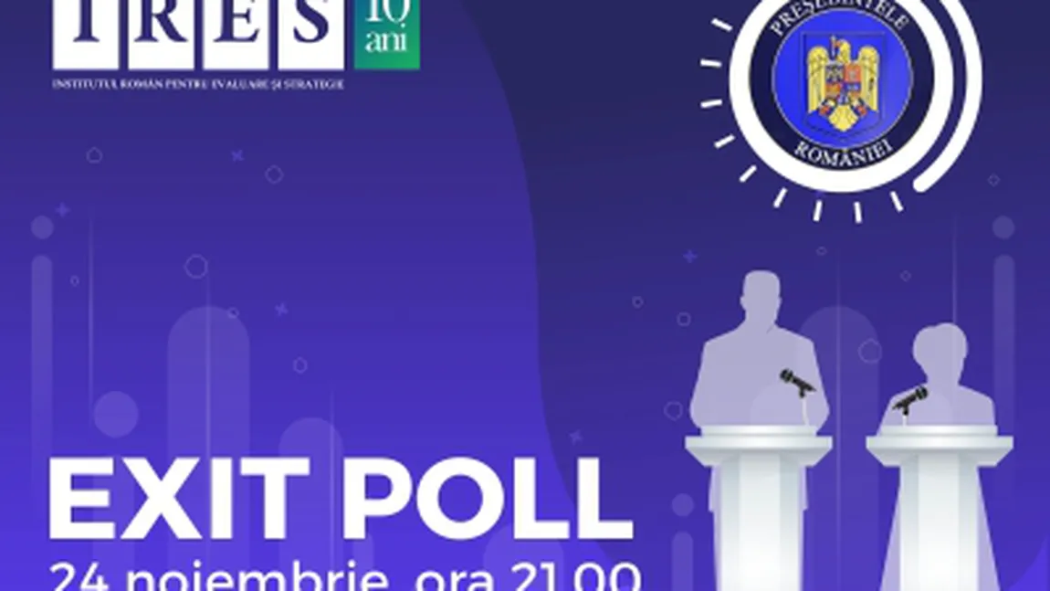 EXIT POLL IRES ALEGERI PREZIDENTIALE 2019. Cifre puţin aşteptate în turul al II-lea