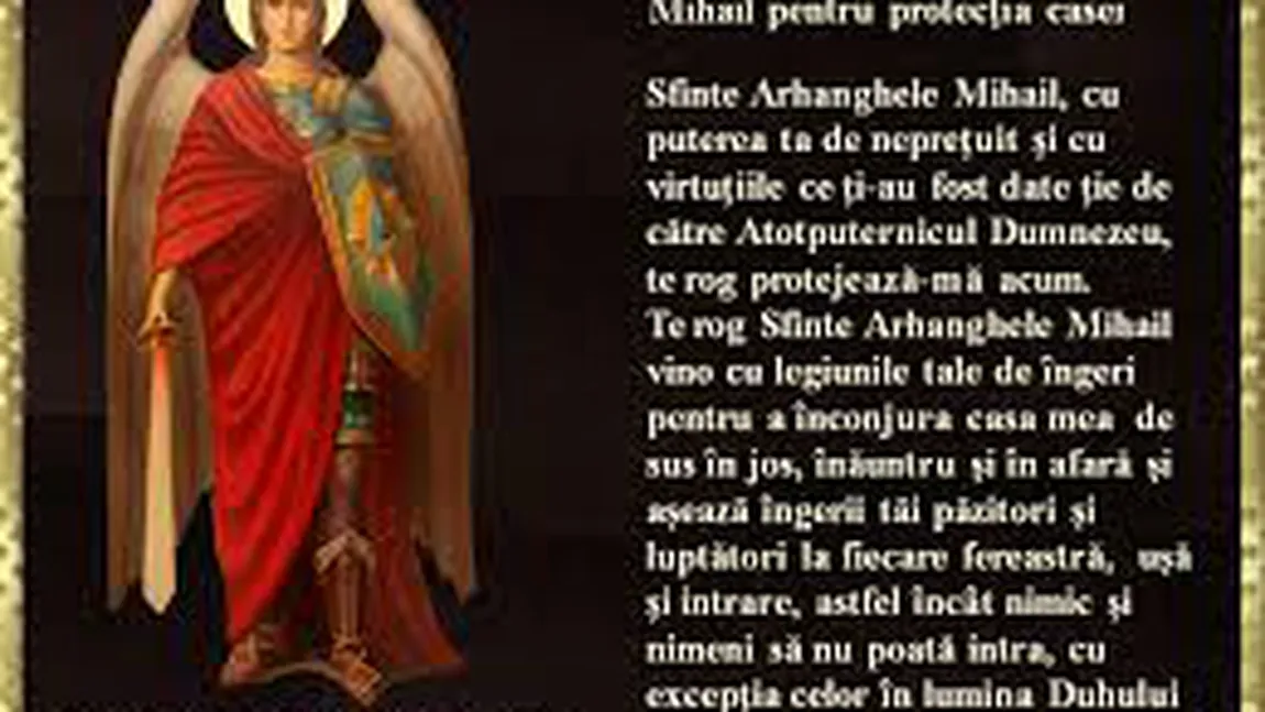 SF. Mihail si Gavriil 2019. Cand sa-l chemi pe Arhanghelul Mihail. Rugaciune puternica
