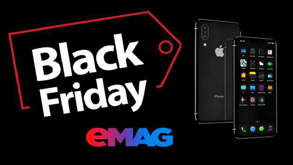 Black Friday eMAG. Reduceri substanţiale la televizoare şi laptopuri! Iată de când găseşti produse la jumătate de preţ