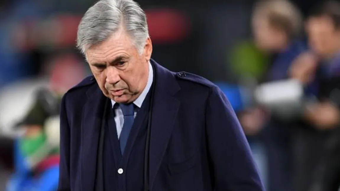Demitere şoc în fotbalul mare. Carlo Ancelotti afost dat afară de la Napoli, după ce a bătut cu 4-0 în Liga Campionilor