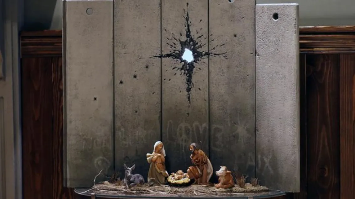 Banksy dezvăluie înainte de Crăciun 