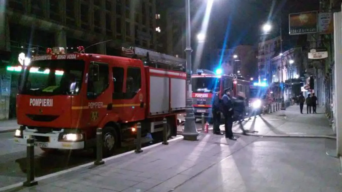 Incendiu la Policlinica MAI din Calea Victoriei