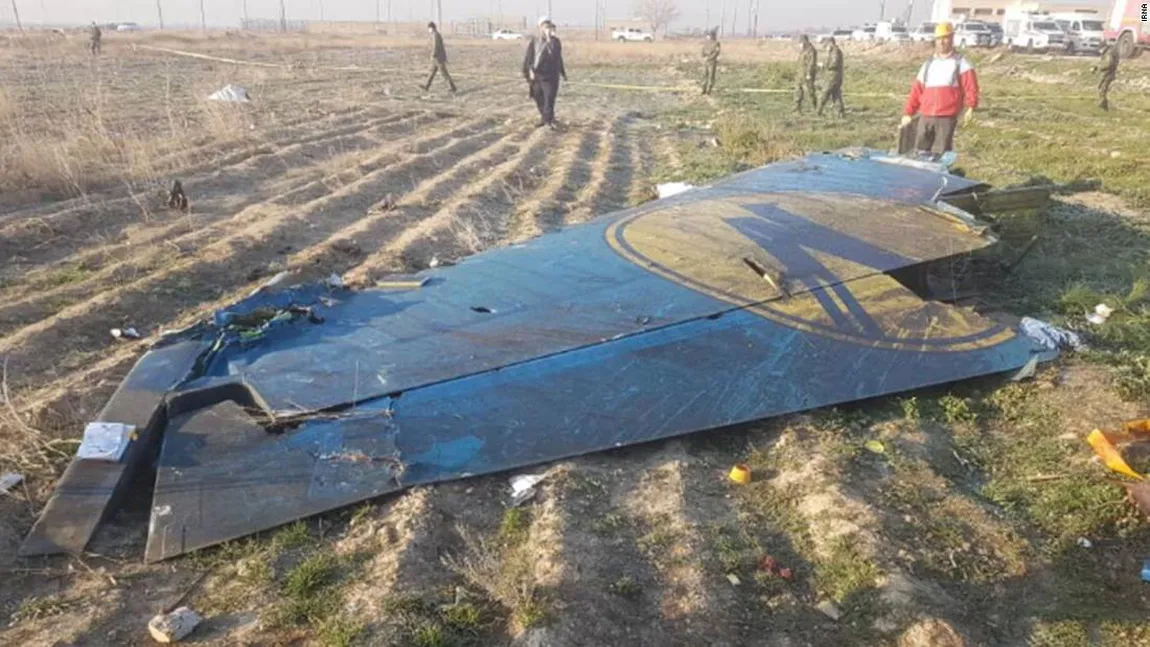 Televiziunea de stat iraniană: au fost descoperite cutiile negre ale avionului prăbuşit în Iran