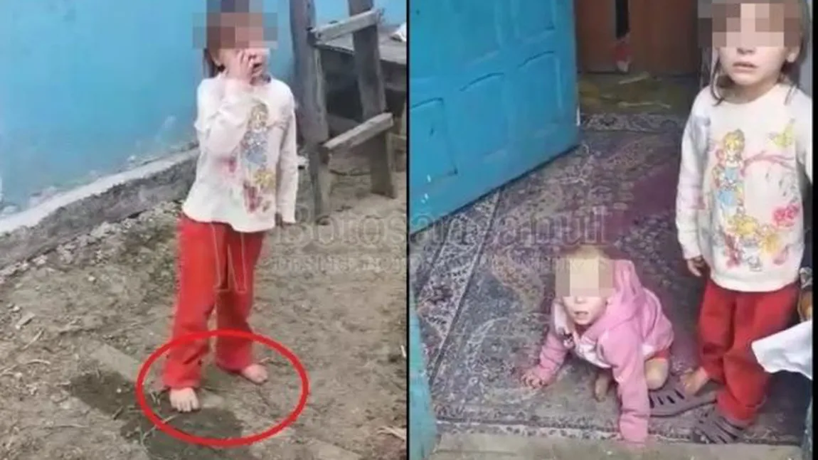 Patru copii au fost obligaţi să trăiască în condiţii cumplite din cauza părinţilor alcoolici! Autorităţile au fost îngrozite